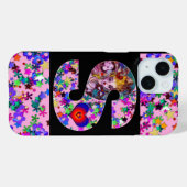 VALENTINE VENEZIANISCH MASQUERADE MONOGRAM S SCHRE Case-Mate iPhone HÜLLE (Rückseite (Horizontal))