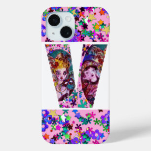 VALENTINE VENEZIANISCH MASQUERADE MONOGRAM V SCHRE Case-Mate iPhone HÜLLE