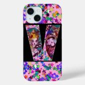 VALENTINE VENEZIANISCH MASQUERADE MONOGRAM V SCHRE Case-Mate iPhone HÜLLE (Rückseite)