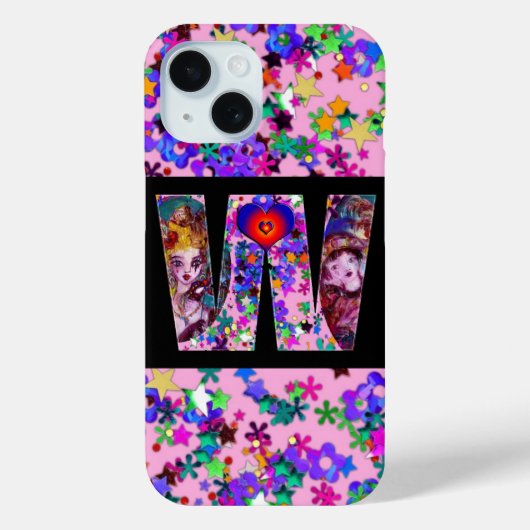 VALENTINE VENEZIANISCH MASQUERADE MONOGRAM W SCHRE Case-Mate iPhone HÜLLE (Rückseite)