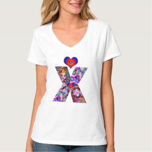 VALENTINE VENEZIANISCH MASQUERADE MONOGRAM X SCHRE T-Shirt