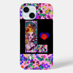 VALENTINE VENEZIANISCH MASQUERADE MONOGRAMM F SCHR iPhone 15 HÜLLE