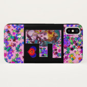 VALENTINE VENEZIANISCH MASQUERADE MONOGRAMM F SCHR Case-Mate iPhone HÜLLE (Rückseite (Horizontal))