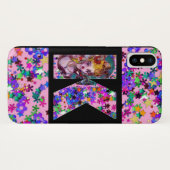 VALENTINE VENEZIANISCH MASQUERADE MONOGRAMM K SCHR Case-Mate iPhone HÜLLE (Rückseite (Horizontal))