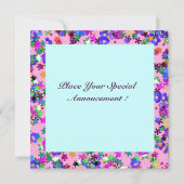 VALENTINE VENEZIANISCH MASQUERADE PARTY EINLADUNG (Rückseite)