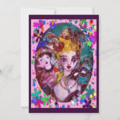 VALENTINE VENEZIANISCH MASQUERADE PARTY EINLADUNG (Rückseite)