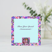 VALENTINE VENEZIANISCH MASQUERADE PARTY EINLADUNG (Stehend Vorderseite)