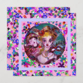 VALENTINE VENEZIANISCH MASQUERADE PARTY EINLADUNG (Vorne/Hinten)