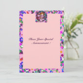 VALENTINE VENEZIANISCH MASQUERADE PARTY EINLADUNG (Stehend Vorderseite)