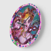 VALENTINE VENEZIANISCH MASQUERADE PARTY GROßE WANDUHR (Winkel)