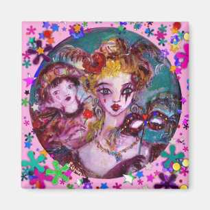 VALENTINE-VENEZIANISCHE MASKERADEmasken UND Magnet