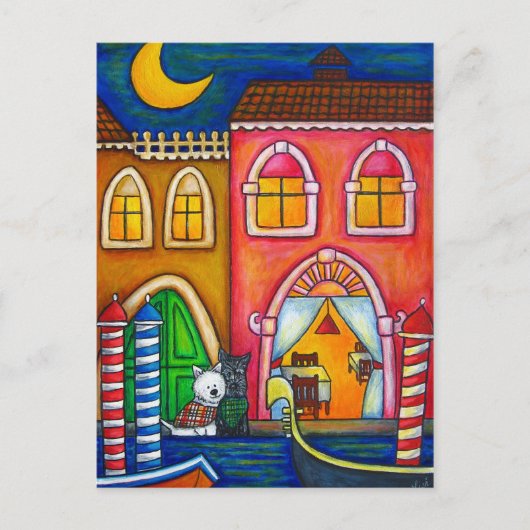 Valentine Venice Postkarte (Vorderseite)