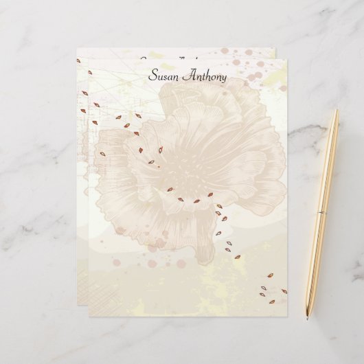 Valentine verkrustetes, verblassenes Papier (Vorderseite/Rückseite Beispiel)