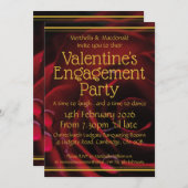 VALENTINE VERLOBUNG Scripting Christlich Einladung (Vorne/Hinten)