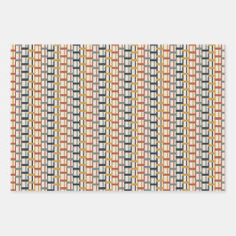 Valentine Vibes Art Nouveau Pattern  Geschenkpapier Set