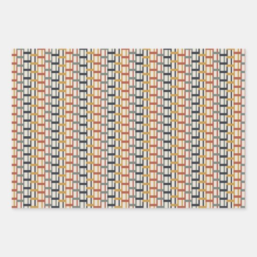 Valentine Vibes Art Nouveau Pattern  Geschenkpapier Set (Vorderseite)