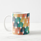 Valentine Vibes Art Nouveau Pattern Kaffeetasse (Links)