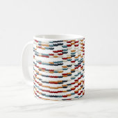 Valentine Vibes Colorful Floral Pattern Kaffeetasse (Vorderseite Links)