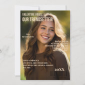 Valentine Vibes: Tribute Card Trendsetter Feiertagskarte (Vorderseite)