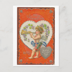 Valentine Vintage Postcard, 1910 Feiertagspostkarte