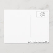 Valentine-Vintages Herz Feiertagspostkarte (Rückseite)