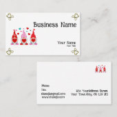 Valentine Visitenkarte (Vorne/Hinten)