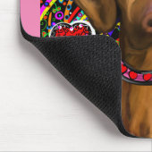 Valentine Vizsla Mousepad (Ecke)