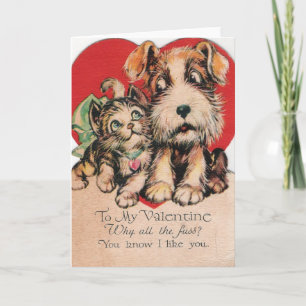 Valentine Warum der ganze Aufruhr? Feiertagskarte