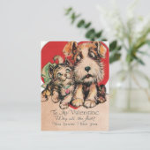 Valentine Warum der ganze Aufruhr? Feiertagspostkarte (Stehend Vorderseite)