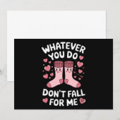 Valentine Was auch immer Sie tun fällt für mich ni Einladung (Vorne/Hinten)