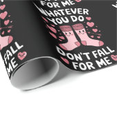 Valentine Was auch immer Sie tun fällt für mich ni Geschenkpapier (Rolleneckpunkt)