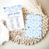 Valentine Was ist in Ihrem Purse Baby Shower Game? Einladung