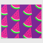 Valentine Wassermelone Sommerherz Geschenkpapier (Flach)