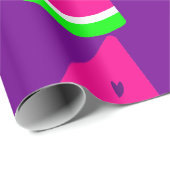 Valentine Wassermelone Sommerherz Geschenkpapier (Rolleneckpunkt)
