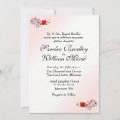 Valentine Wedding Einladung (Vorderseite)