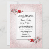 Valentine Wedding Einladung (Vorderseite)