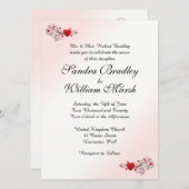 Valentine Wedding Einladung (Vorne/Hinten)