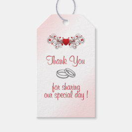 Valentine Wedding Geschenkanhänger