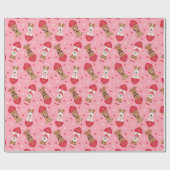 Valentine Welsh Wire Fox Terrier Dogs Geschenkpapier (Flach)
