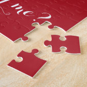 Valentine werden Sie heiraten mich Vorschlag Herz Puzzle (Seite)