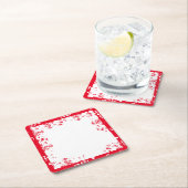 Valentine White & Red Scruff Untersetzer (Vor Ort)