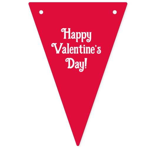 Valentine Wimpelkette (Erste Fahne)