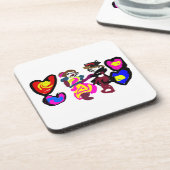 Valentine win love getränkeuntersetzer (Linke Seite)