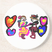 Valentine win love getränkeuntersetzer (Vorne)