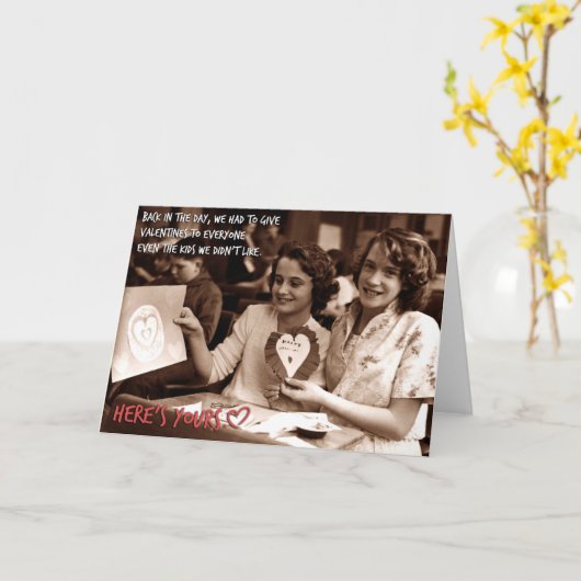 Valentine - Wir haben sie allen gegeben Karte (Gelbe Blume)