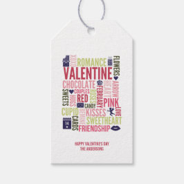 Valentine Words Valentine's Day-Geschenk Tag Geschenkanhänger