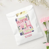 Valentine Words Valentine's Day Gunst Bag Geschenktütchen (Versiegelt)