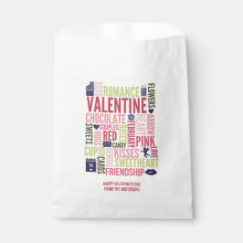 Valentine Words Valentine's Day Gunst Bag Geschenktütchen