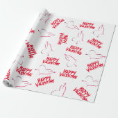 Valentine Wrapping Paper Geschenkpapier (Ungerollt)
