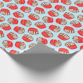 Valentine Wrapping Paper von Blue and Red Stud Muf Geschenkpapier (Ecke)